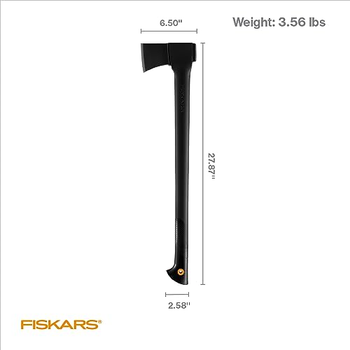 Fiskars 28" Chopping Axe - Ultra-Sharp Blade for Felling Trees - Garden and Outdoor Gear - Black - image 2