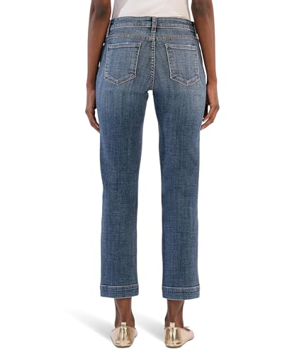 KUT from the Kloth Women's Stevie Straight Leg-Princess Seam at Frt W/Slit2