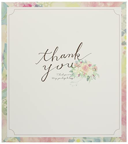 花を贈る寄せ書き色紙 スクエアタイプ PINK GGYS-02