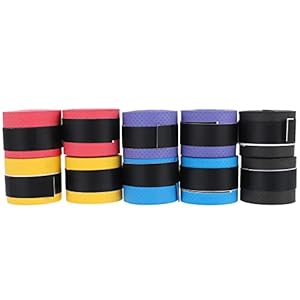FOMIYES 10 stks Tennis Racket Grip Tape Frosted Absorb Zweetband Anti Slip Badminton Overgrip Badminton Racket Grip Tape voor Tennis en Badminton Racket Bike Bar