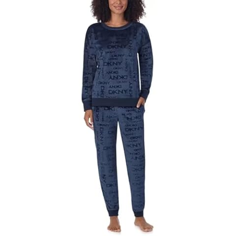 DKNY Ladies Luxurious Plush Lounge Set Cover