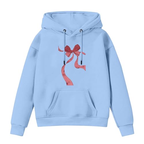 Camo Hoodies For Teen Girls,Cute Hoodies For Teen Girls Trendy Fleece Long Sleeve Boys Sweatshirts Size 6-7 Pocket Bow Print Winter 2025 Hoodies For Pink First Day Of School3