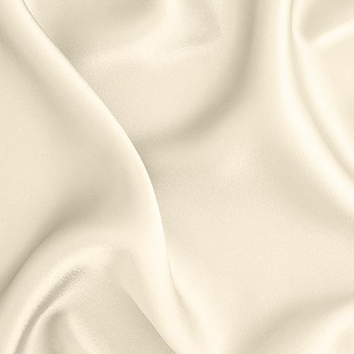 1 Flat Queen Sheet, Cooling Sheets for Hot Sleepers, 100% Organic Viscose Derived from Bamboo, Queen Sheet 16inch Deep Pocket, Soft Breathable Cozy Sheets for All Seasons: Ivory