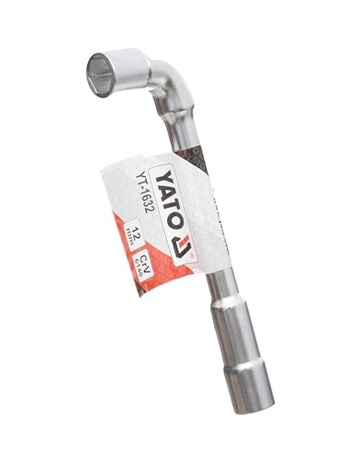 YATO L Type Socket Wrench, 12mm, Chrome Vanadium Steel for Precise Fastening in Automotive and Mechanical Applications