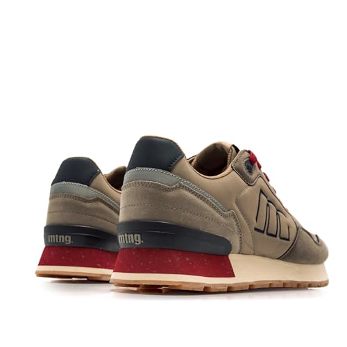 Mtng Para Hombre. 84427 Zapatillas Joggo Classic Beige (41), Tela, Plano, Cordones, Casual - 5
