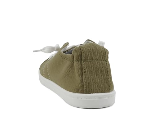 Image of Soda Flat Women Shoes Linen Canvas Slip On Sneakers Lace Up Style Loafers Zig-S