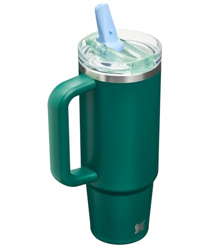 Image of STANLEY Quencher ProTour Flip Straw Tumbler with Leakproof Lid 30 oz | Built-in Straw and Handle | Cup Holder Compatible for Travel | insulated Stainless Steel Cup | BPA-Free | Emerald Honeydew