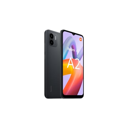 Xiaomi REDMI A2 2/32GO Noir, Ecran de 6.5'', Smartphone Débloqué, Batterie mAh 5000, Mémoire ROM 32 GO,RAM 2 GO, Android 13, Processeur MediaTek Helio G36