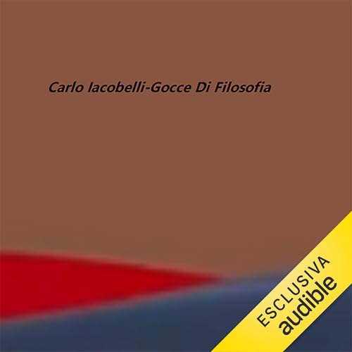 Page de couverture de Gocce Di Filosofia