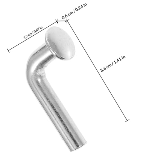 Pasador de seguridad en J de 6x50 mm, clip resistente para estanterías de palets HOMSFOU 2