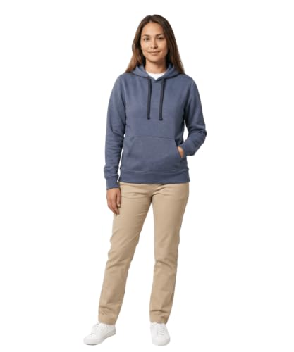 Image of Scott International Women's Cotton Blend Hoodie | Long Sleeve Sweatshirt | Stylish Winter Wear | Hooded Winter Top | Casual Outdoor, Travel, Gym & Everyday Wear | Pullover for Women