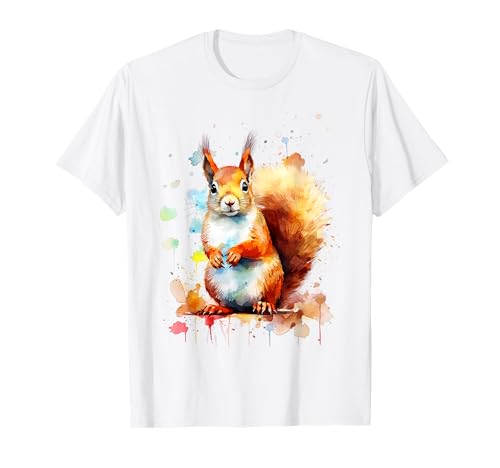 Eichhörnchen Tier Abstraktes Motiv Bunte...