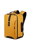 Samsonite Paradiver Light Maleta Cabina Ryanair 40x30x20cm, 25L, 0,80kg, Equipaje Mano Debajo Asiento Wizz Air, Vueling, Transavia, Mochila avión S, Amarilla