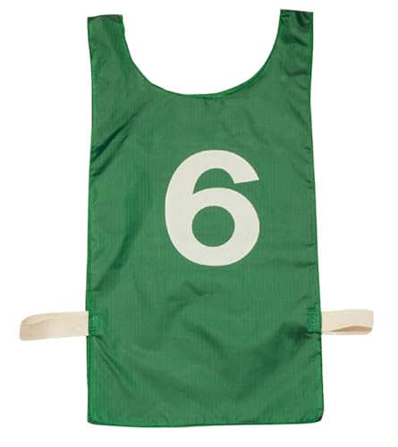 Champion Sports Heavyweight Numbered Pinnie, Green, Adult Size