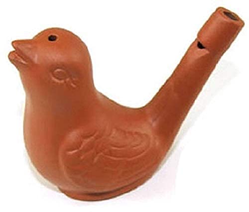 Image of Clay Bird Water Whistle - Set of 4
