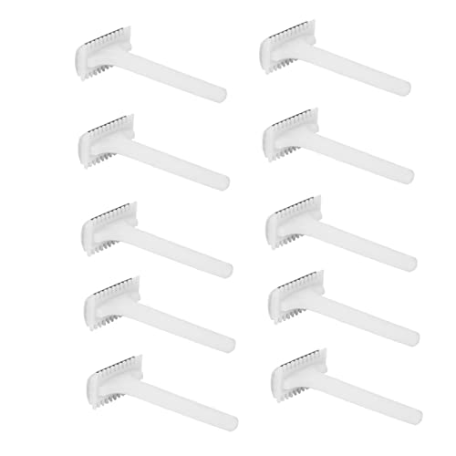 SOESFOUFU 25pcs Abs Double-edge Disposable Shavers for Travel Double Sided Razor Mini Leg Hair Shaver Easy to Carry for Women Men Professional Beauty Care