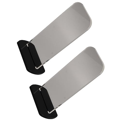 Fdit Support de Gants de Boxe en Acrylique, 2 Pièces, Présentoir Vertical de Gants de Boxe, Présentoir de Gants de Baseball, Support de Gants en Acrylique (Black)
