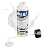 IRONABLE Tub and Tile Paint, 1.8oz High-Gloss White Touch Up Paint for Bathtub, 1-Part Bathtub Paint for Bathroom, Repair Any Scratches & Chips on Porcelain Ceramic Enamel Tiles, Sinks and Toilets (No Need Part B)