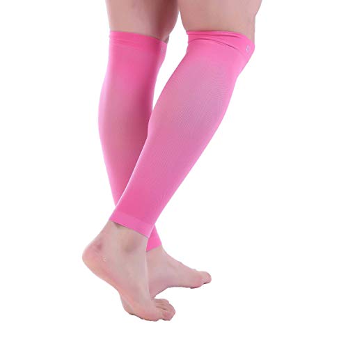 Doc Miller Calf Compression Sleeves for Men & Women, Footless Leg Compression Socks Support for Runners, 15–20mmHg Graduated, Shin Splints, Varicose Veins, Pain Relief & Swelling (1 Pair) by Doc Miller - Image 7