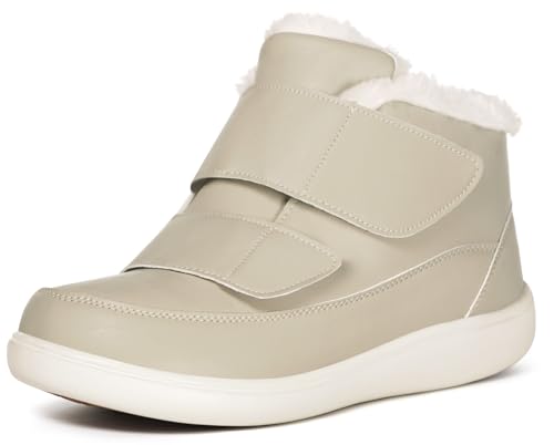 Hsyooes Women's Diabetic Snow Boots