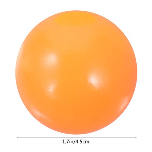 NICEXMAS 4 Pcs Brinquedos de Bola de DescompressÃ£o para Estresse Bolas de Parede Adesiva Fluorescen