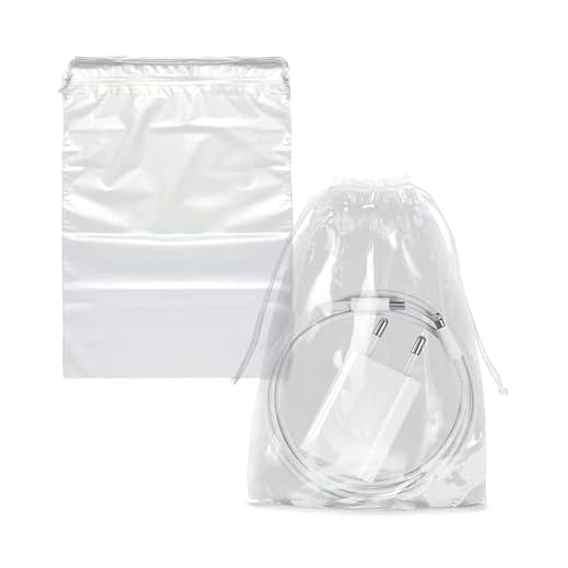 PUREVACY Clear Drawstring Travel Shoe Bags