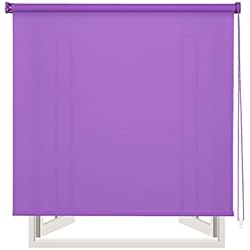Estores Lila RESTAR Estor Enrollable Translúcido Liso | Fácil de Instalar | 100x180cm, Lila | Estores para Ventanas y Puertas.