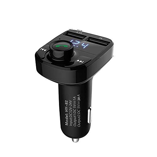 Image of Universal Wireless Bluetooth FM Transmitter in-Car FM Adapter Car Kit with Hands Free Call and USB Car Charger (X8)