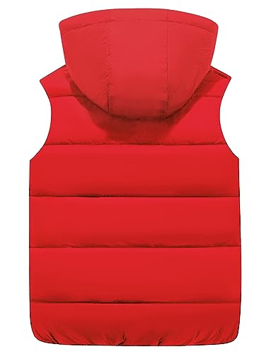 Image of Happy Cherry Kids Down Jacket Hooded Vest Winter Jacket for Boys Hoodies Padded Jackets Girls Outwear Coat 3-14 Years
