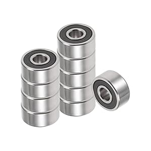 Kozelo 10Stk Rillen Kugellager 1/4' x 11/16'