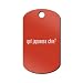 Mister Petlife Got Japanese Chin Engraved Keychain/GI Tag 2 Red