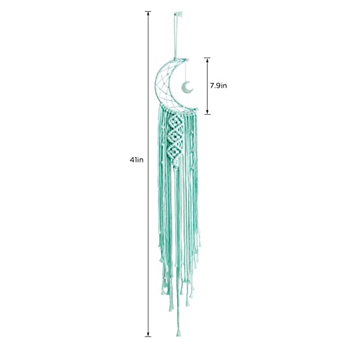 Dream Catcher, Moon Dream Catcher, Home Decor, Boho Dream Catcher, Girls Bedroom Decor Dream Catcher Wall Decor, Gifts For Teenager Girls Friends Gifts, Gifts For Women Gifts For Mom Green #TOP5