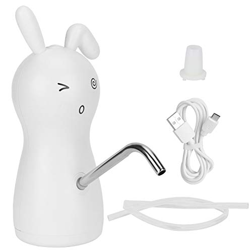 Electric Water Dispenser, Electric Water Pump, Portable USB Charging 450ml Quantitative for 4.5L?18.9L Barreled Water