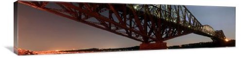 Quebec Bridge Over The Saint Lawrence River 48" x 12" Gallery Wrapped Canvas Wall Art