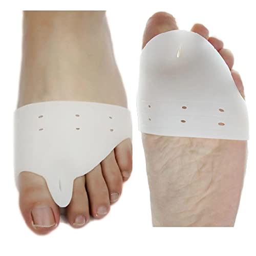 2Pcs Bunion Corrector Hallux Valgus Corrector Relief Pain Toe Separators Pedicure Tool Bone Thumb Orthopedic Braces Foot Protector Splint (Deep Blue L)