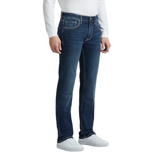Image of Pepe Jeans Men's Regular Fit Jeans | Mid Rise | Holborne Fit | Jeans for Man