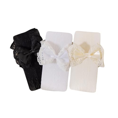 Girls Fishnet Leggings Bowknot Detail High Stretch Cotton Comfortable Kids Fashion4