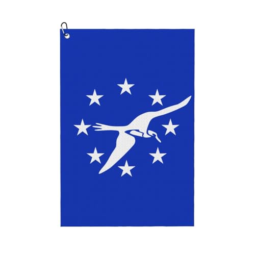 NAZIIQW Corpus Christi Golf Towel with Carabiner 24