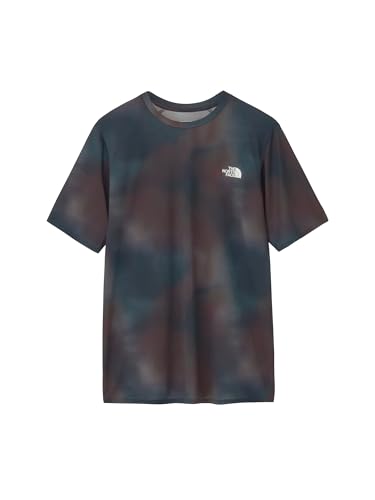 [ザ・ノース・フェイス] 半袖 カットソー Tシャツ S/S GTD Melange Crew グロウダスク XL