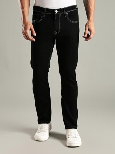 Image of Thomas Scott Men's | Mild Fade | Stright Fit | Denim | Regular Wear | Stretchable | Casual Jeans for Men