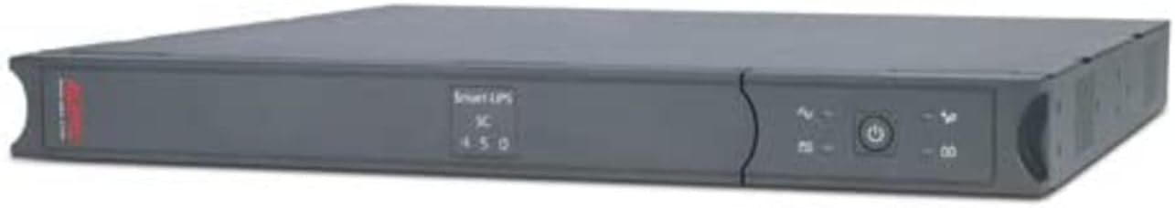 APC Smart-UPS SC - SC450RM1U - 450VA UPS (Rack Mount, Interactive Line, 4 IEC-C13 Outlets, Shutdown Software)