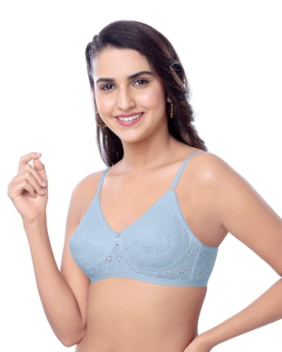 Image of Brida Italia Women's Cotton Minimizer Saree Bra | Full Coverage | Non-Padded, Wire-Free | Comfortable Daily & Ethnic Wear