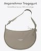 LARKSON Crossbody Bag Damen & Herren Grau - Solveig Medium - Umhängetasche im Halbmond Style - Halbrunde Schultertasche - Moon Bag Design - Wasserabweisend #2