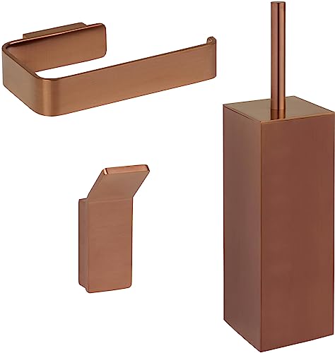 Ensemble WC 3 pièces cuivre brossé Ben Torgetto pour moderniser des sanitaires - 2