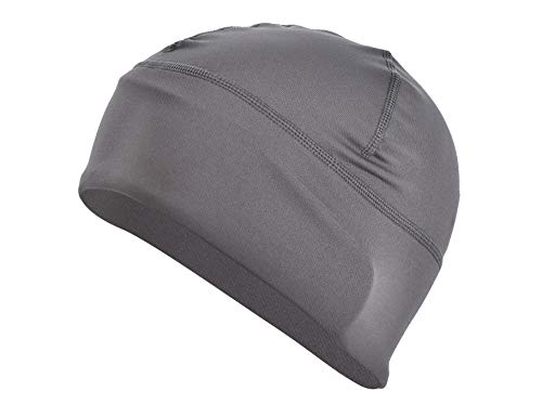 [TARO WORKS] カジュアル スポーツ ビーニー スカル キャップ スポーツ ニット帽 アスレジャー ドライ スウェット生地 ユニセックス ダークグレー