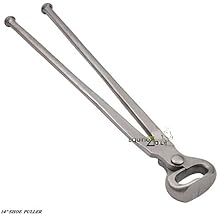 14" Horse Shoe PullerPremium Vanadium Steel Farrier Tool with Dull Finish,Heavy-Duty Design for Professional Hoof Care,Precision Pulling,Durable,Ergonomic Grip for Efficient Hoof Removal and Shoeing
