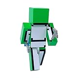 EnderToys Green Smiley Action Figure Toy, 4 Inch Custom Series Figurines