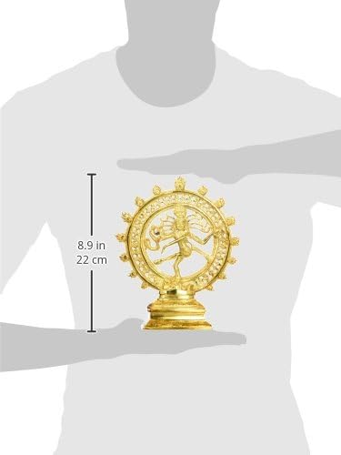 Miniatura 4 de Shiva (Natraj) - Estatua de latón - Hecho en la India (8