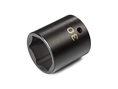 Image of TEKTON 1 /2 Inch Drive x 30 mm Shallow 6-Point Impact Socket | SID22130