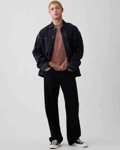 Image of Gap Men Standard Fit Long Sleeves Round Neck T-Shirt